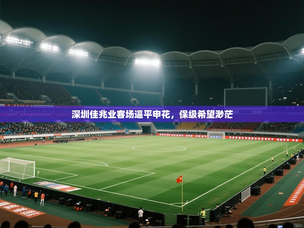 深圳佳兆业客场逼平申花,保级希望渺茫 第1张